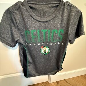 Celtics Kids Gray Basketball T-Shirt